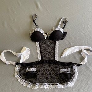 Sexy Maid Lingerie Small 33B NWT